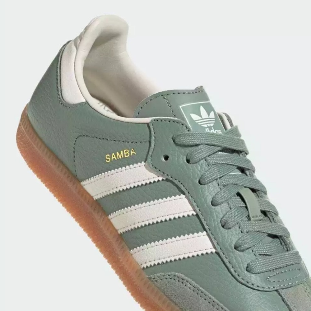 Adidas Originals OG Samba Silver Green Women’s 8.5